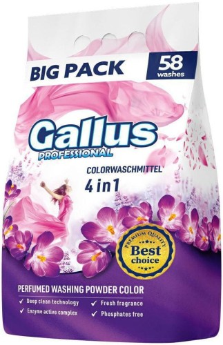 Gallus Color | 58 prań | Do kolorów | Świeży zapach | Chroni kolory | Od 30°C