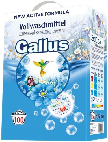 Gallus Universal | 100 prań | Do białego i kolorowego | Od 30°C | Świeży zapach