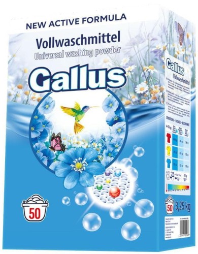 Gallus Universal | 50 prań | Do białego i kolorowego | Świeży zapach | Od 30°C