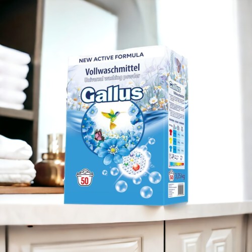 Gallus Universal | 50 prań | Do białego i kolorowego | Świeży zapach | Od 30°C