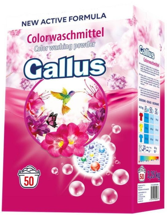 Gallus Color | 50 prań | Do kolorów | Świeży zapach | Chroni kolory | Od 30°C