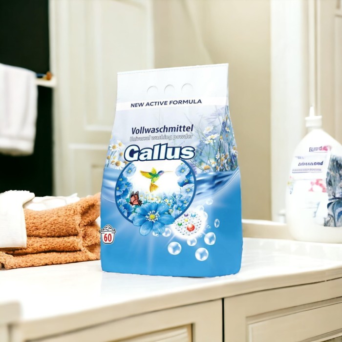 Gallus Universal | 60 prań | Do białych i kolorowych | Świeży zapach | Od 30°C