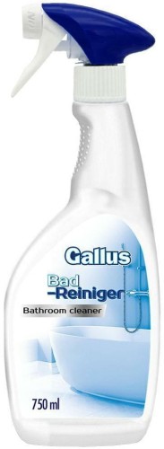 Gallus | Bad Reiniger | 750 ml | Płyn do łazienki | Usuwa kamień i osad | Bez smug | Do kabin i ceramiki