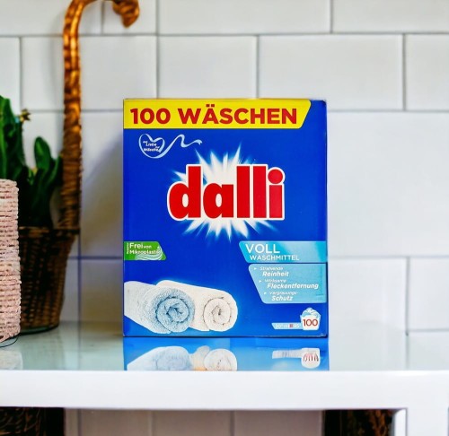 Dalli Vollwaschmittel | 100 prań | Do białych i kolorowych | Świeży zapach | Od 30°C