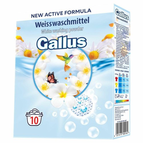 Gallus Weiss | 10 prań | Do białych | Wybielanie | Świeży zapach | Od 30°C