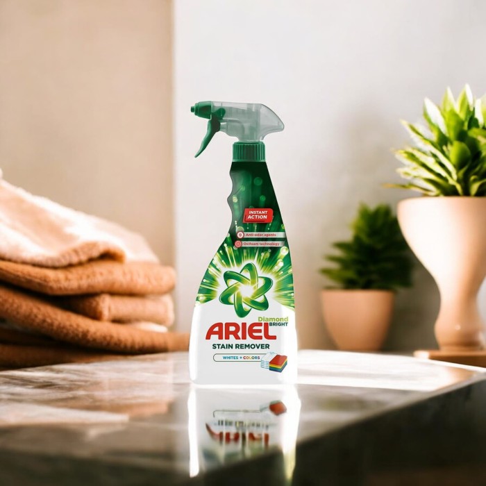 Ariel | Stain Remover | 750 ml | Odplamiacz | Niemiecka formuła | Usuwa trudne plamy