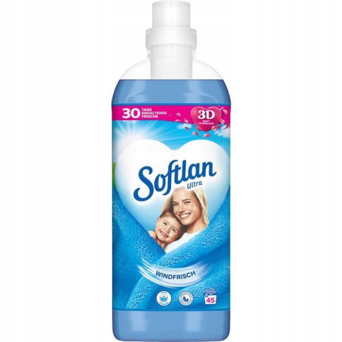Softlan | Windfrisch | 1 L | Płyn zmiękczający | 40 prań | Świeży zapach