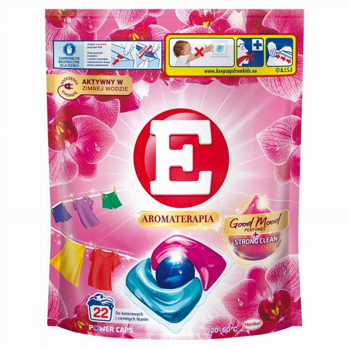 E Power Caps Color Orchidea | 22 kapsułki | Ochrona kolorów | Zapach orchidei | Łatwa aplikacja