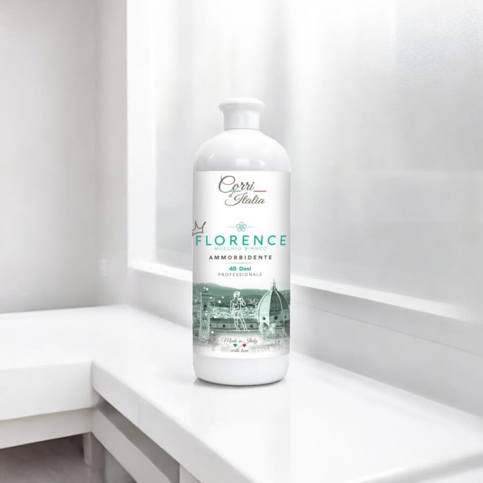 Corri d' Italia Florence 40 prań 1000ml włoski płyn do płukania prania zmiękczania 2