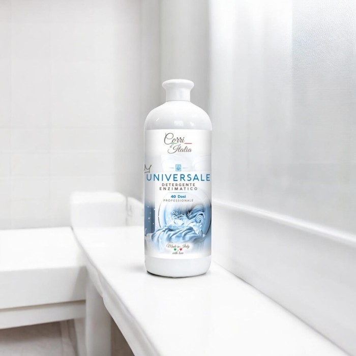 Uniwersalny żel | Włoski produkt | 40 prań | Do białego i kolorowego | 1L