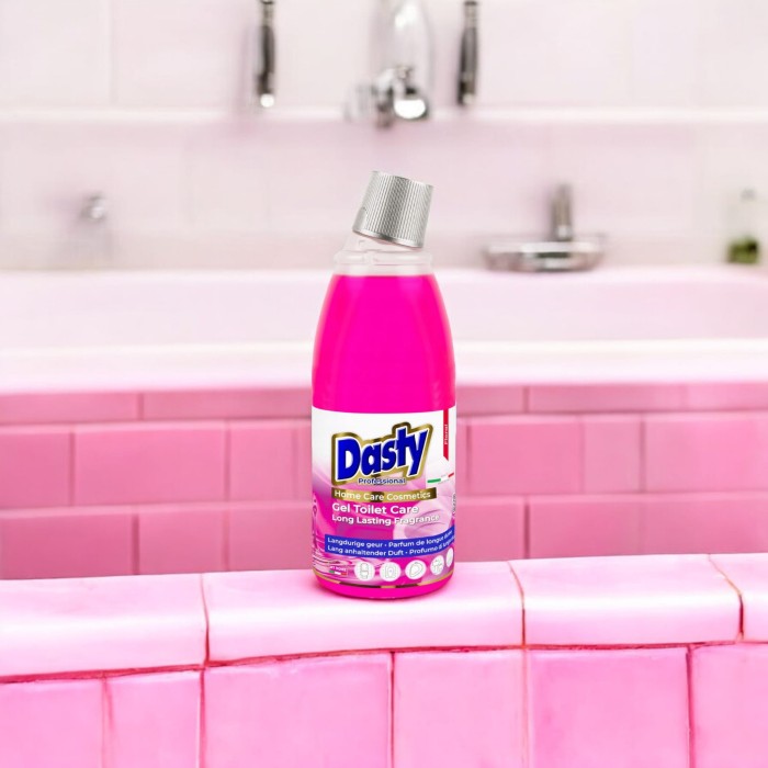 Dasty | Toilet Gel | 750 ml | Floral | Długo trwały zapach | Usuwa kamień | Włoska jakość | Do WC