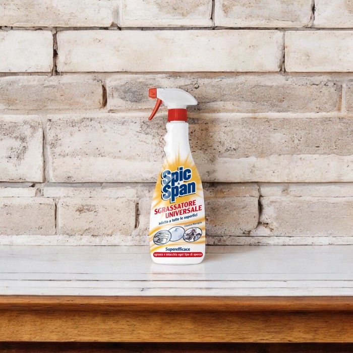 Spic & Span | Sgrassatore Universale | 750 ml | Odtłuszczacz | Usuwa tłuszcz i plamy | Kuchnia i łazienka | Świeżość i czystość