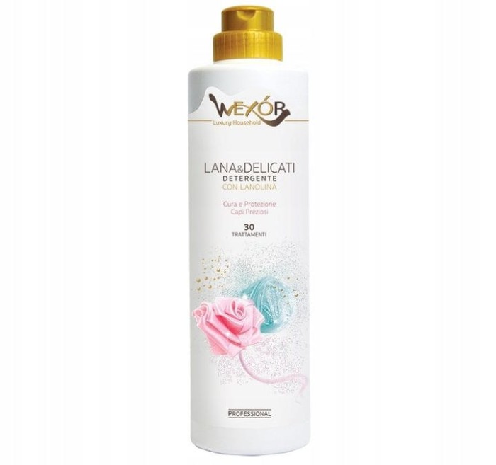 Żel do delikatnych tkanin | Wełna i jedwab | 750 ml | Ochrona włókien | Skuteczne pranie