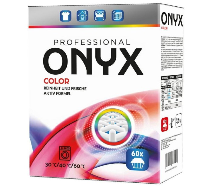Onyx Color | 60 prań | Ochrona kolorów | Od 30°C | Skuteczne pranie