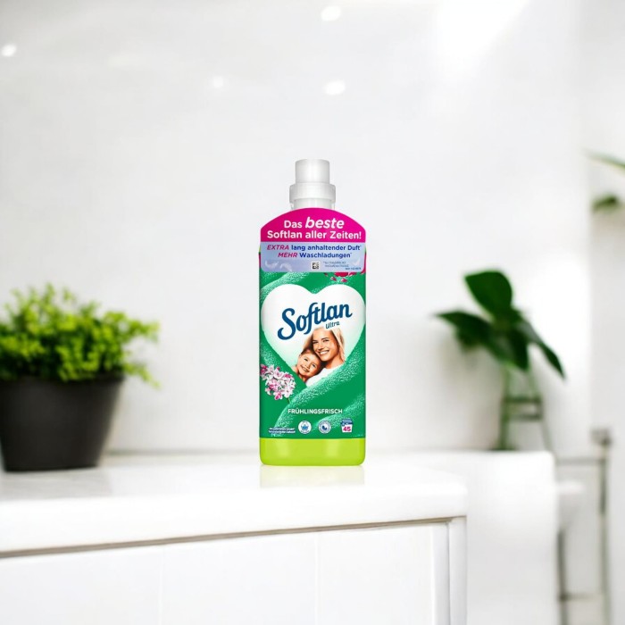 Softlan | Frühlingfrisch | 1 L | Płyn zmiękczający | 45 prań | Wiosenna świeżość