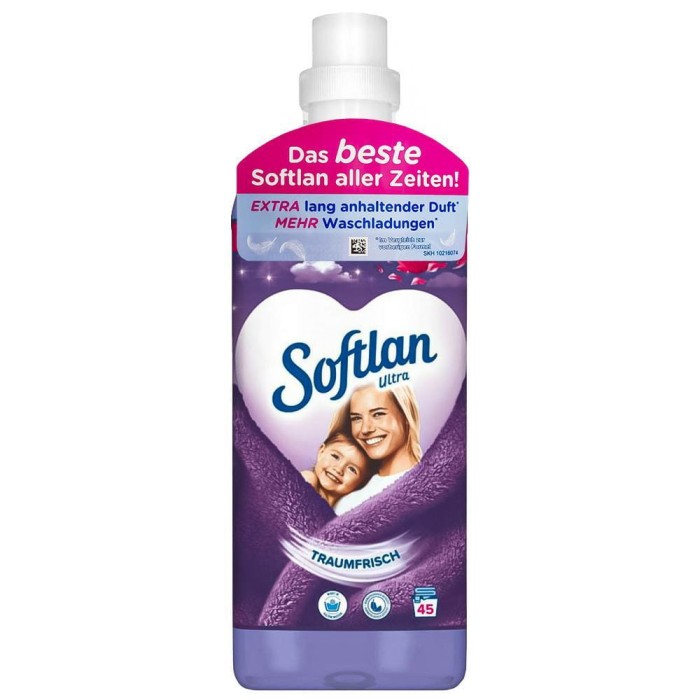 Softlan | Traumfrisch | 1 L | Płyn zmiękczający | 45 prań | Relaksujący zapach