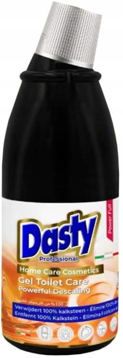 Dasty | Gel Toilet Care | 750ml | Odkamieniający żel do WC | Włoska jakość | Skuteczne czyszczenie | Usuwa kamień