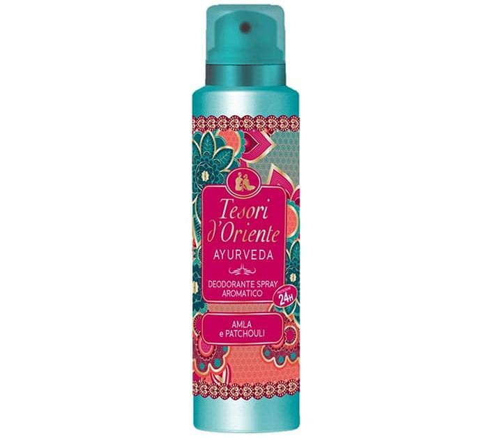 Tesori d’Oriente | Deo Ayurveda | 150 ml | Dezodorant w sprayu | Drzewo sandałowe & jaśmin & paczula