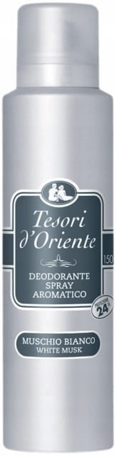 Tesori d’Oriente | Deo Muschio Bianco | 150 ml | Dezodorant w sprayu | Białe piżmo