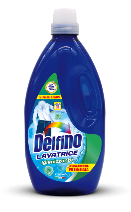 Płyn Delfino Igienizzante | 1,75L | 38 prań | Higieniczne pranie | Włoski produkt