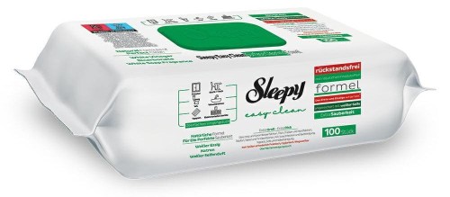 Sleepy | Easy Clean | 100 szt. | Chusteczki do sprzątania | Białe mydło | Uniwersalne | Czyszczenie | Zapach świeżości