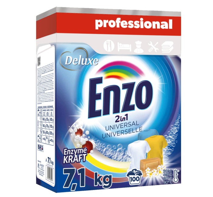Uniwersalny proszek | 7,1 kg | Skuteczne usuwanie plam | Do tkanin białych i kolorowych | Świeży zapach