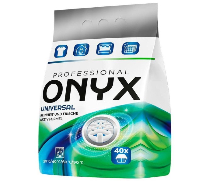 Onyx Universal | 40 prań | Do białego i kolorowego | Od 30°C | Skuteczne usuwanie plam | Świeży zapach