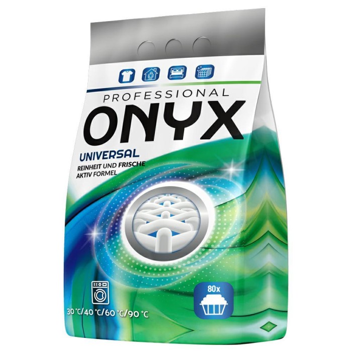 Onyx Universal | 80 prań | Do białego i kolorowego | Od 30°C | Skuteczne usuwanie plam | Świeży zapach