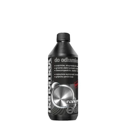 Nanomax | Odkamieniacz | 500 ml | Usuwanie kamienia | Do czajników, pralek, zmywarek | Środek czyszczący | Uniwersalne zastosowanie