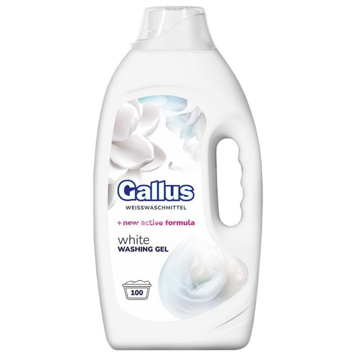 Żel do białego | 100 prań | Śnieżna biel | Świeży zapach | 4L