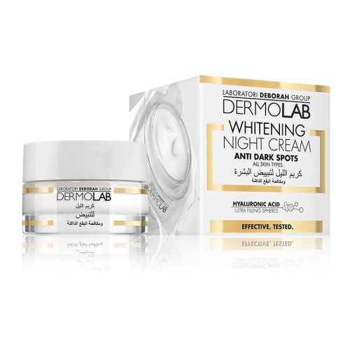 Dermolab | Whitening Night Cream | 50 ml | Krem na noc | Rozjaśnianie przebarwień