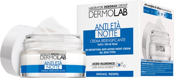 Dermolab | Crema Ridensificante Anti Età Notte | 50 ml | krem nocny | redensyfikacja & ujędrnienie