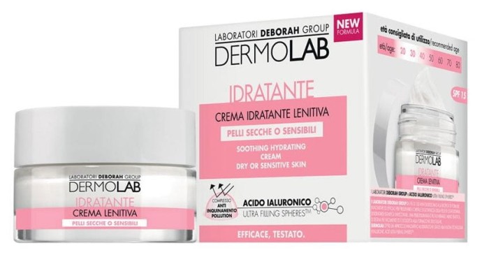 Dermolab | Crema Idratante Lenitiva | 50 ml | Krem nawilżający | Kojący