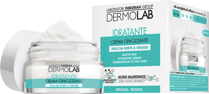 Dermolab | Crema Opacizzante Idratante | 50 ml | krem matujący | nawilżający