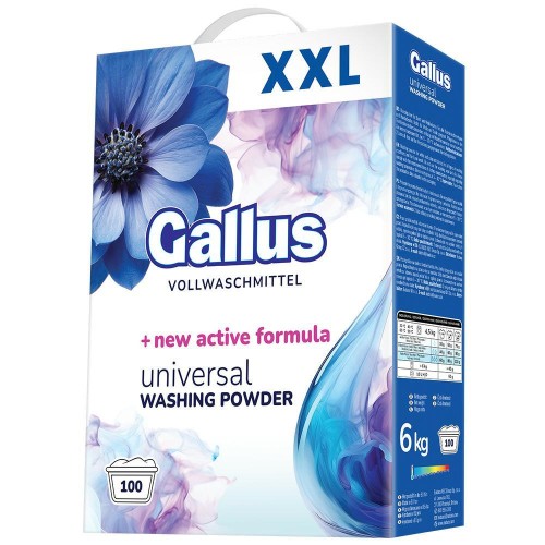 Uniwersalne pranie | 100 prań | 6 kg | Skuteczne usuwanie plam | Świeży zapach | Działanie od 30°C