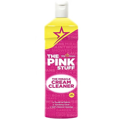 Stardrops | The Pink Stuff | Cream Cleaner | 500 ml | Mleczko czyszczące | Wegańska formuła | Bez mikroplastiku