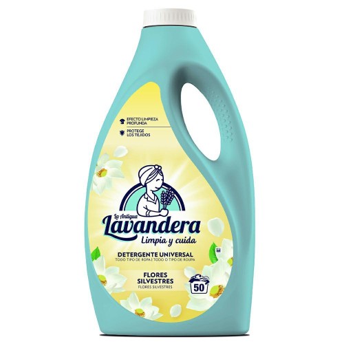 Lavandera Dzikie Kwiaty 50P 2,5LLavandera Dzikie Kwiaty | 2,5L | 50 prań | Hiszpański żel | Kwiatowy zapach | Skuteczne czyszczenie
