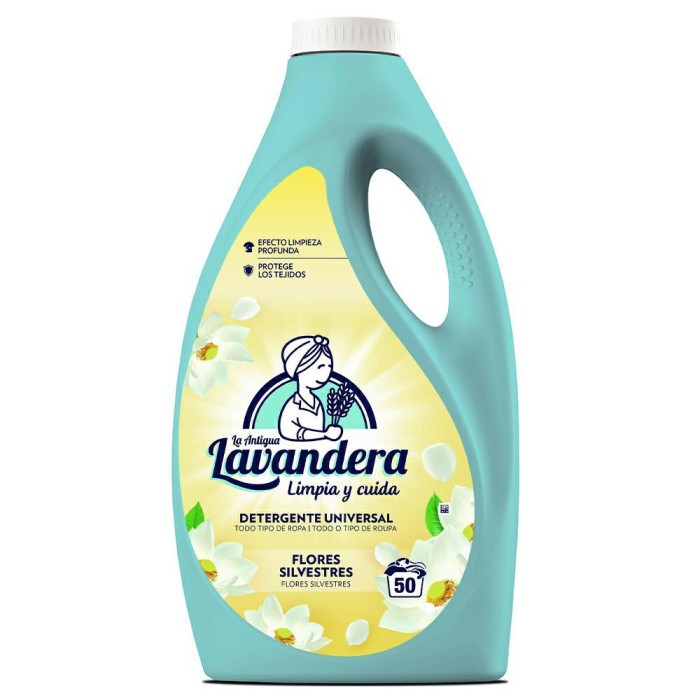 Lavandera Dzikie Kwiaty 50P 2,5LLavandera Dzikie Kwiaty | 2,5L | 50 prań | Hiszpański żel | Kwiatowy zapach | Skuteczne czyszczenie