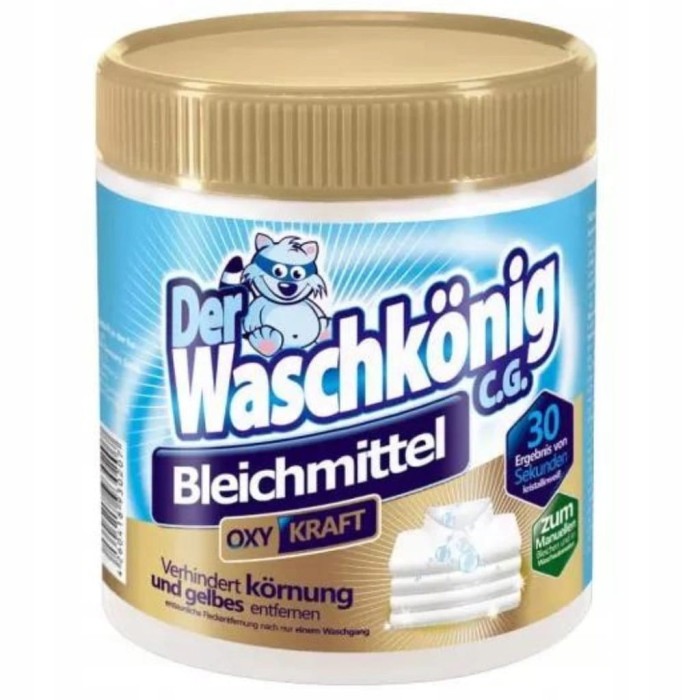 Waschkonig Bleichmittel 750g niemiecki wybielacz w proszku do tkanin