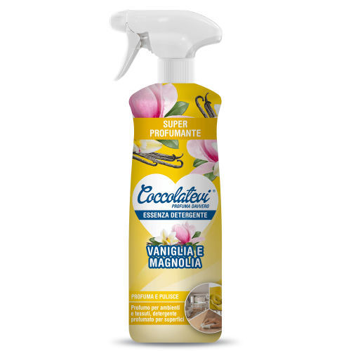 Coccolatevi | Vaniglia Magnolia | 750 ml | Płyn czyszczący | Wanilia & magnolia | Włoska jakość | Do domu i kuchni