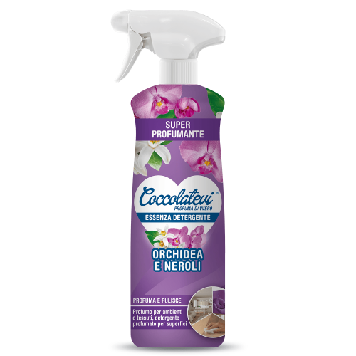 Coccolatevi | Orchidea Neroli | 750 ml | Płyn czyszczący | Zapach orchidei i neroli | Włoska jakość | Uniwersalne zastosowanie