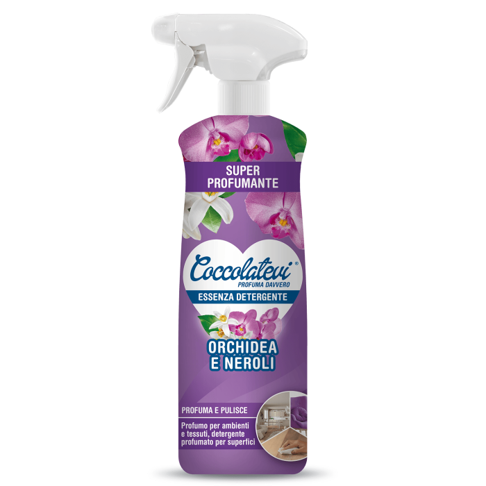 Coccolatevi | Orchidea Neroli | 750 ml | Płyn czyszczący | Zapach orchidei i neroli | Włoska jakość | Uniwersalne zastosowanie