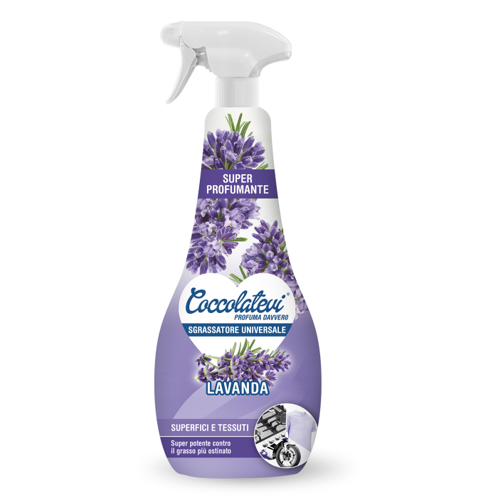 Coccolatevi | Lavanda | 750 ml | Odtłuszczacz | Zapach lawendy | Włoska jakość | Do kuchni i łazienki