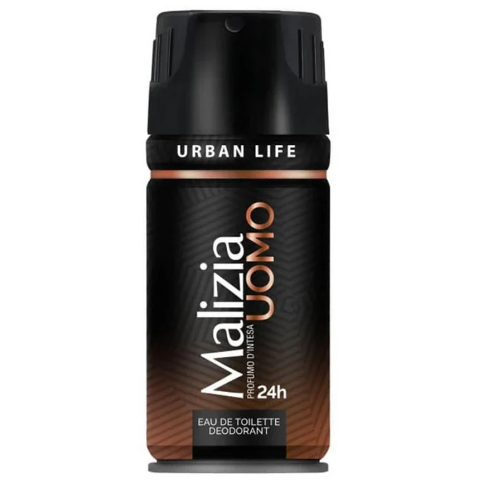 Malizia | Deo Men Urban Life | 150 ml | Spray | Drzewno-cytrusowy zapach