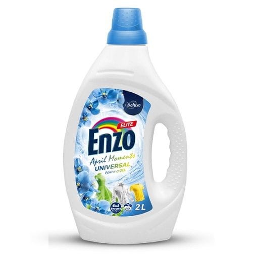 Deluxe Enzo April Moments Universal żel do prania 2L – opakowanie 50 prań, do białego i kolorowego, świeży zapach