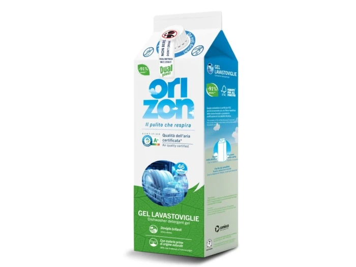 Dual Power | Orizon | 920 ml | Ekologiczny żel do zmywarki | Skuteczny | Włoski | Bez fosforanów
