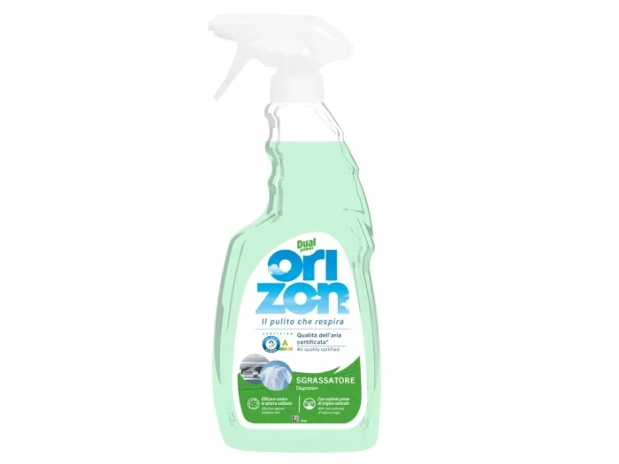 Dual Power | Orizon Eco Sgrassatore | 500 ml | Eko odtłuszczacz | Biodegradowalny | Świeży zapach | Włoska jakość