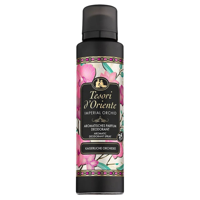 Tesori d’Oriente | Deo Imperial Orchid | 150 ml | Dezodorant w sprayu | Zapach cesarskiej orchidei