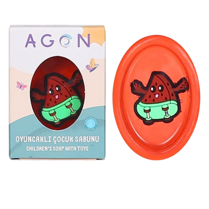 Agon Kids Strawberry 50g mydło dla dziecka z zabawką niespodzianką