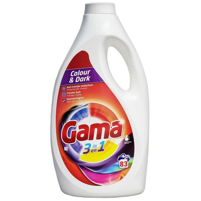 Gama | Color | 3,735 L | Żel do prania | Ochrona kolorów | 83 prania | Świeży zapach